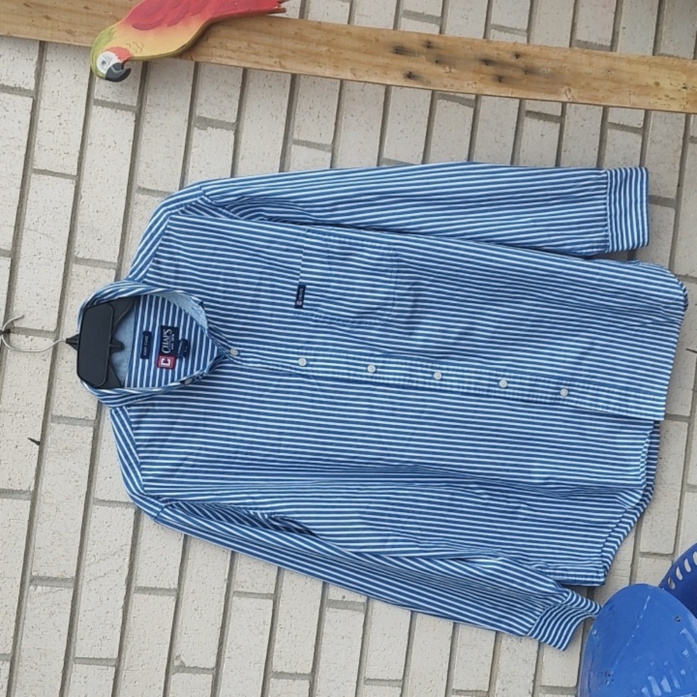 Men's Blue/White shirt - Picture 1 of 8